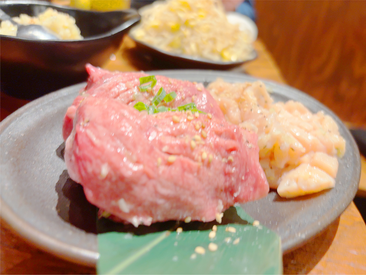 厚切りタンからスタート