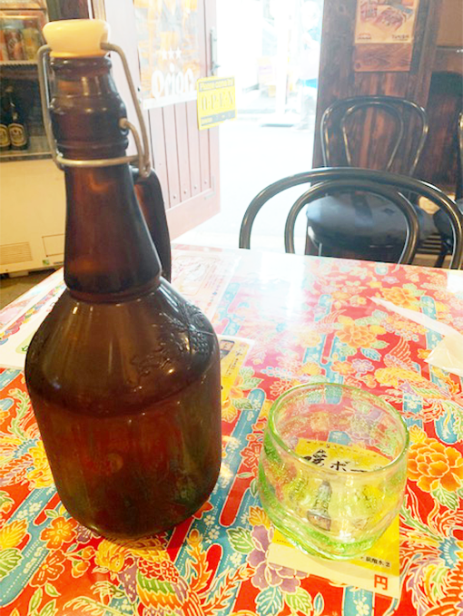 ボトルでお水が提供される