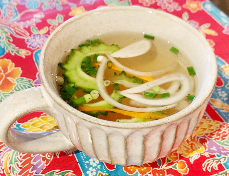 スープも付いてきました