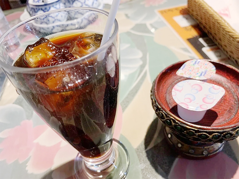 アイスコーヒー170円注文